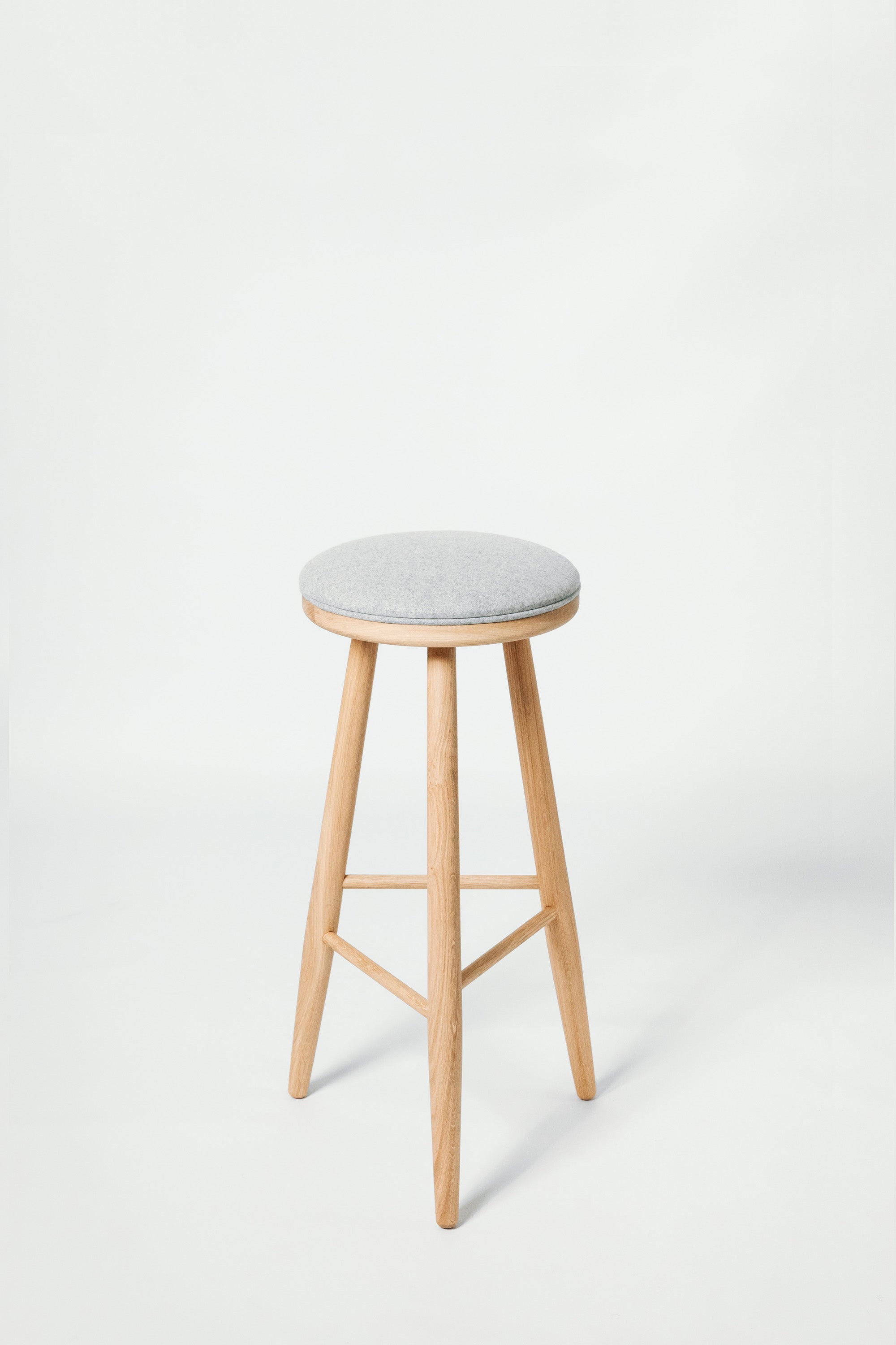 Stool with cushion seat sale