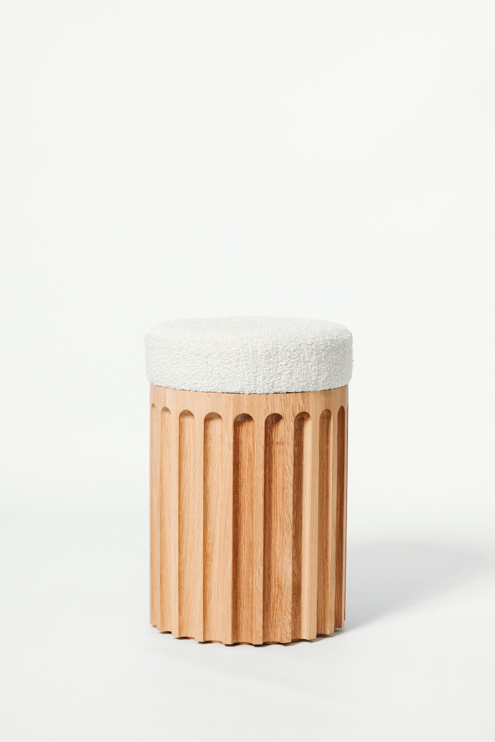 Fluted Stool (320) — Galvin Brothers