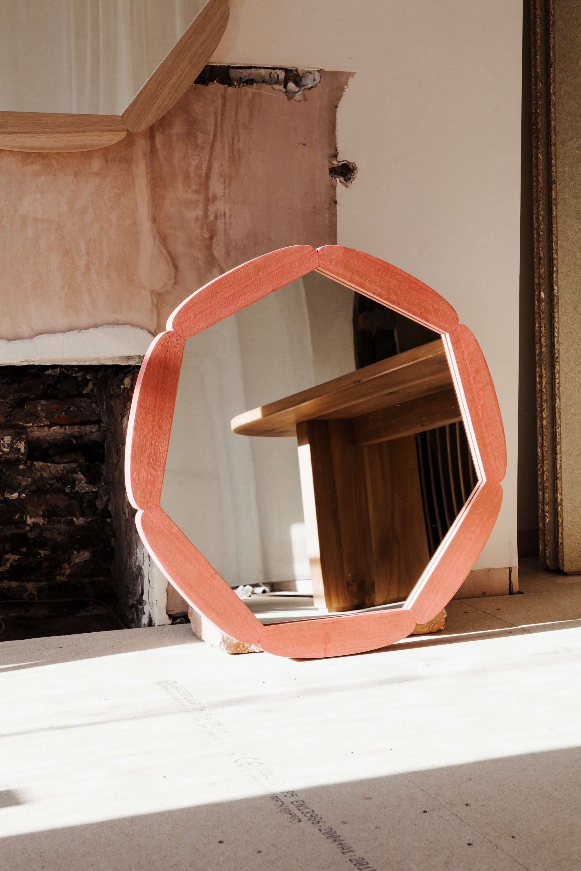 Floral Polygon Mirror (800) — Galvin Brothers