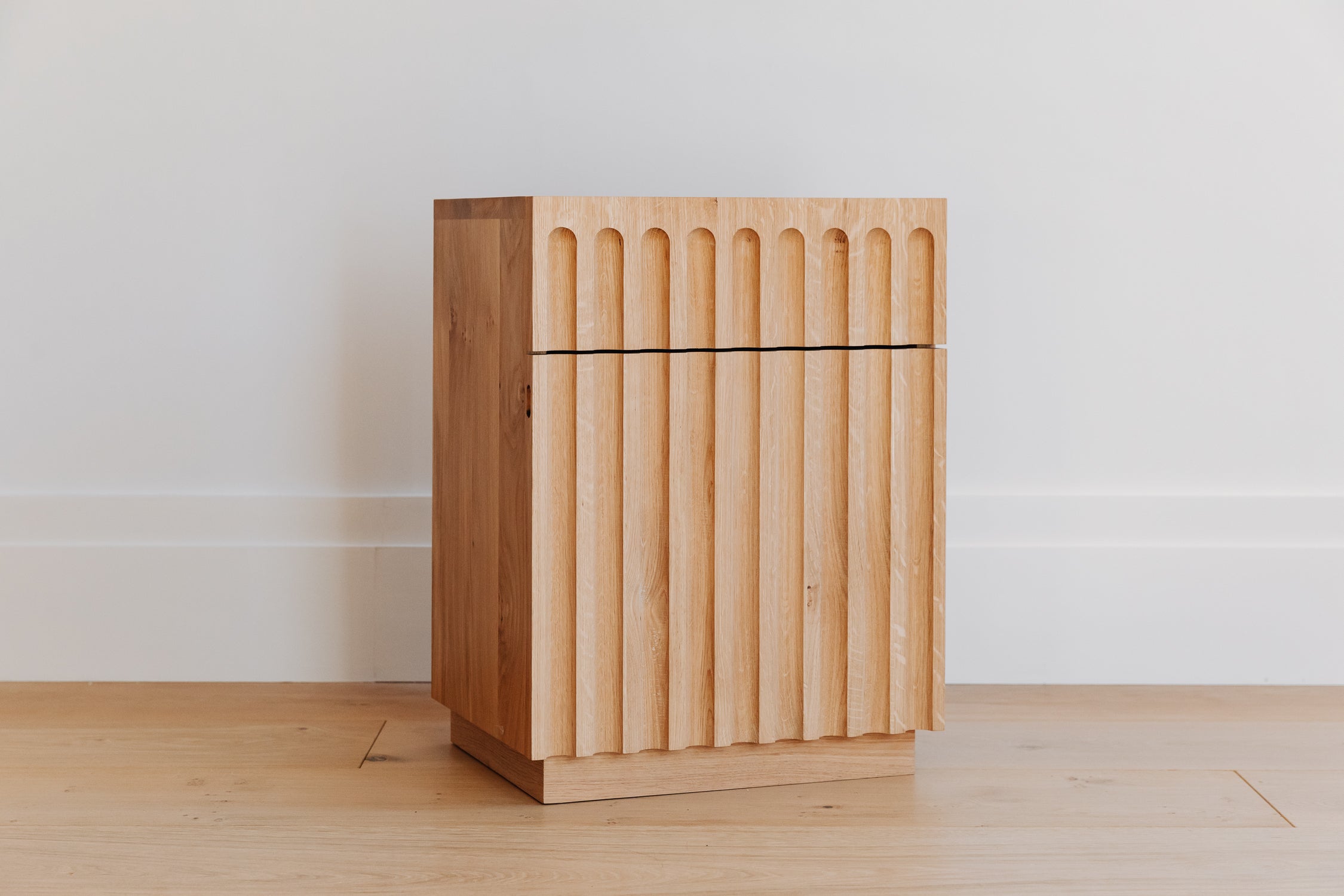 Fluted Bedside (with Drawer) — Galvin Brothers